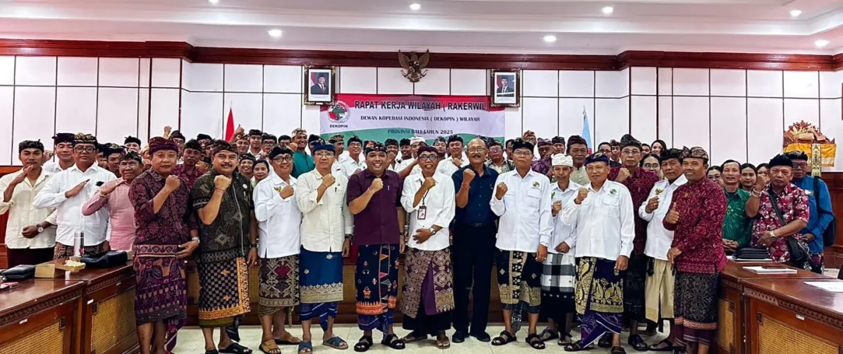 RAKERWIL Tahun 2025 Dekopinwil Bali Soroti Kemandirian Gerakan Koperasi di Bali 