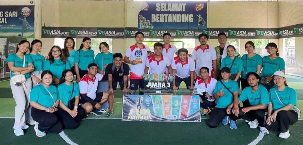 Ajang  Penuh Kebersamaan, Fun Futsal Antar Gerakan Koperasi  Gianyar dan Denpasar Jadi Ajang Sportivitas dan Persaudaraan