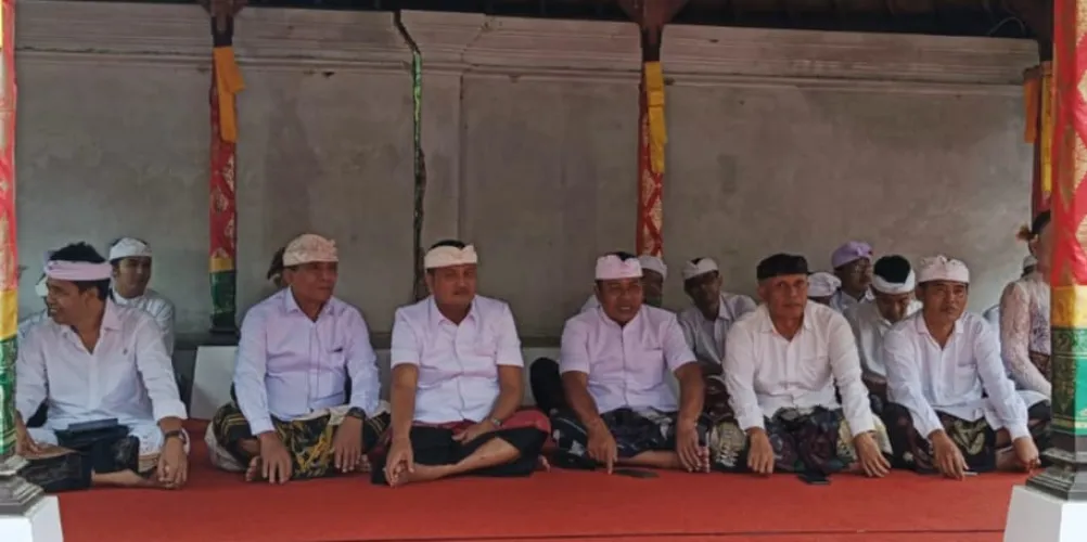 Bupati Gianyar menghadiri Upacara  Ngusaba Dewa di Pura Penataran Air Jeruk, Wujud Bakti dan Penyucian Bumi oleh Krama Desa Adat Semaon